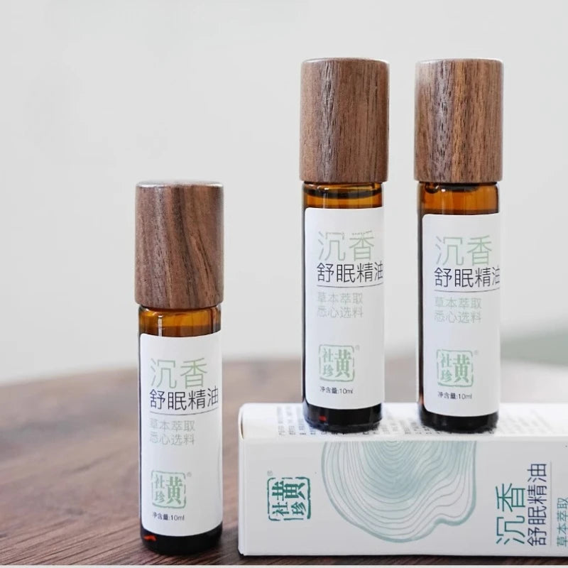 10ml Natural Agarwood Sandalwood Essential Home Bedroom Oil Purify The Air Calm The Mind and Aid Sleep Compound Essential Oil