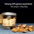 Taihang Cliff Cypress Wood Block Black Red Edge Electric Incense Household Refreshing Air Purification Aromatherapy Material