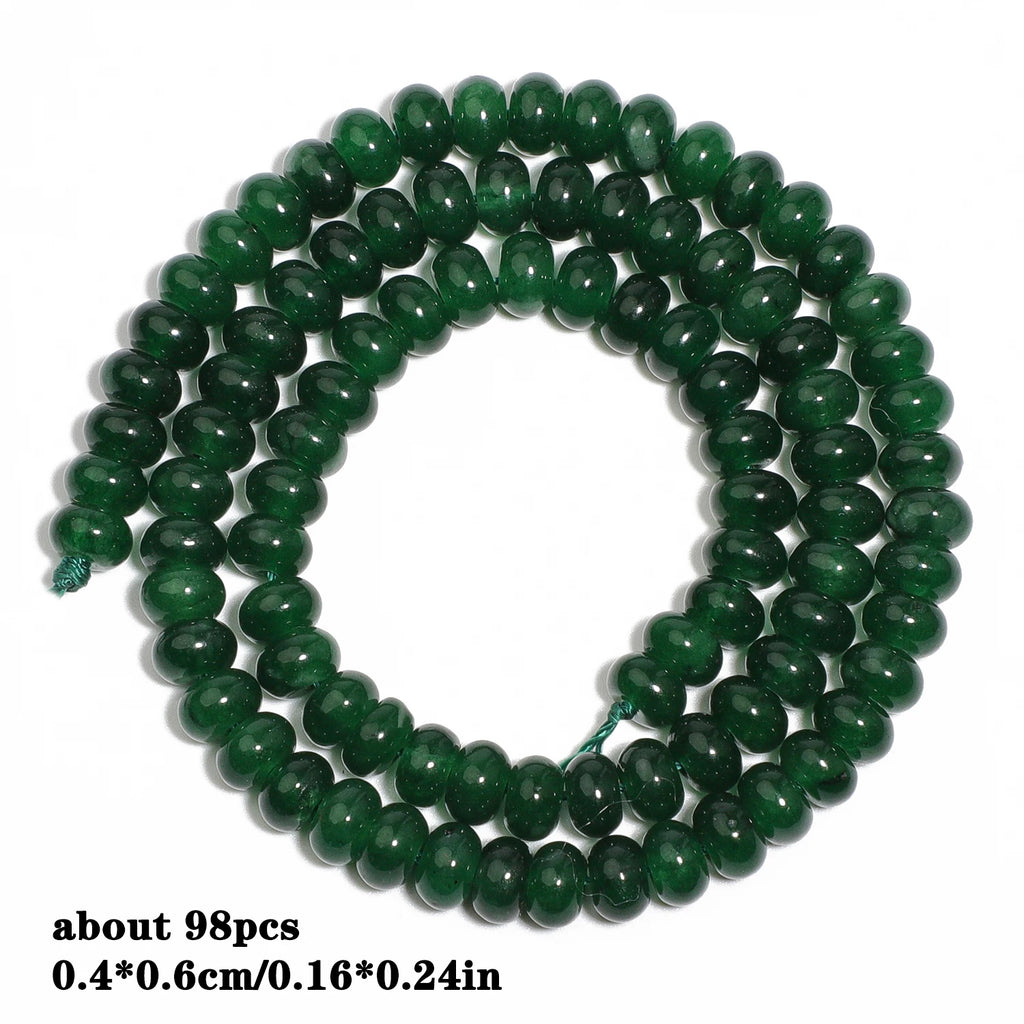 Green Chalcedony Beads for DIY Jewelry Making