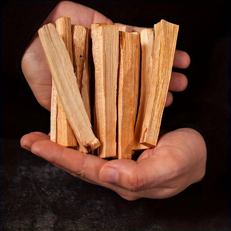 3/5/10/12/15Pcs Palo Santo Incense Sticks, Suitable for Holiday Celebrations, Long-Lasting Fragrance, Outdoor Activities, Air Purification, Barbecue, Camping