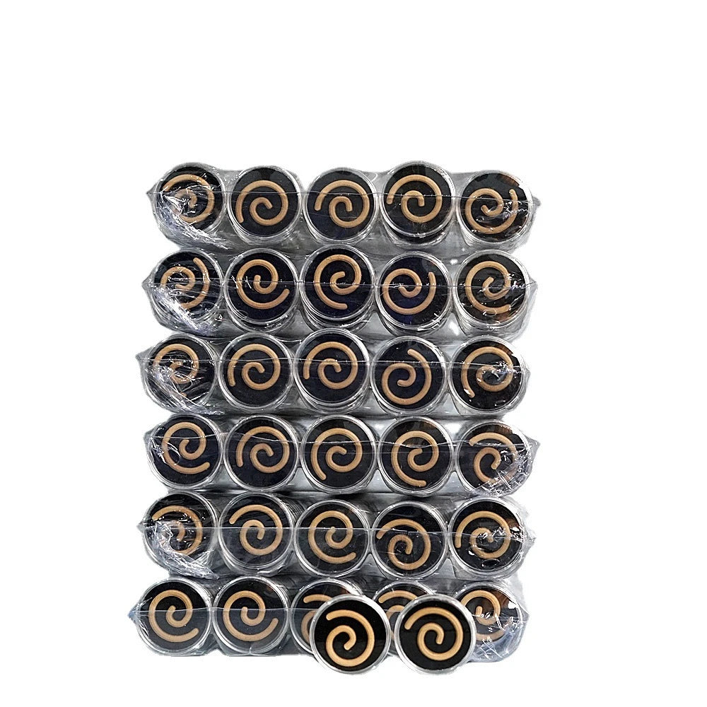 100 Pcs Stick-Free Agarwood Coil Incense, 35 Min Burn Time