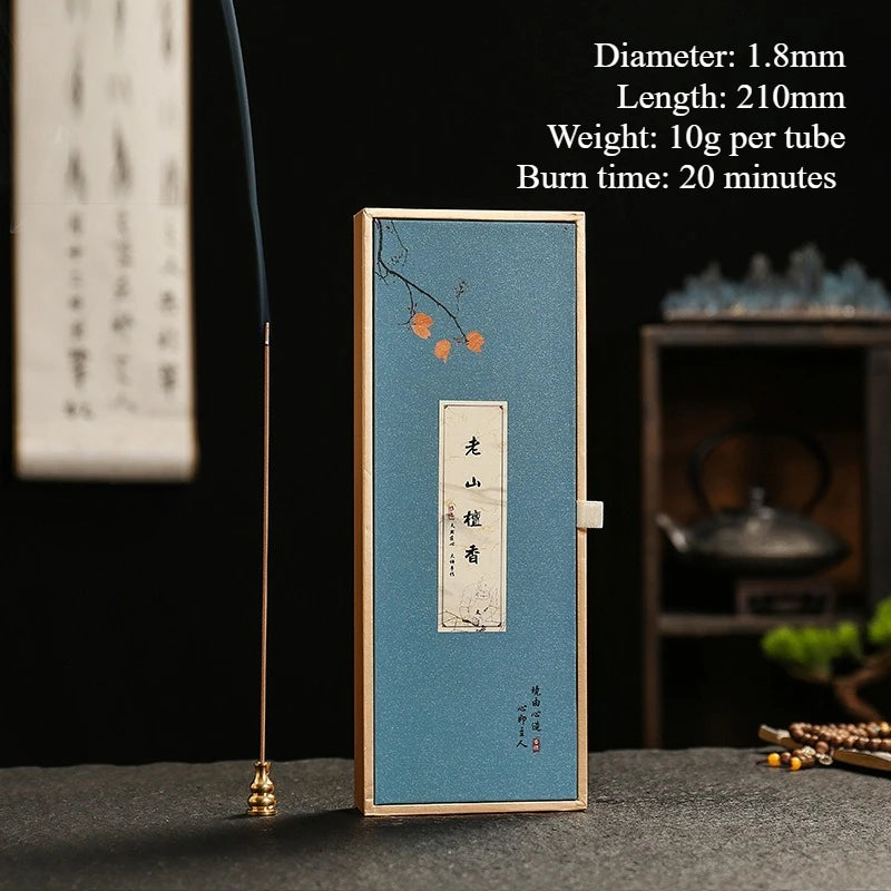Natural Incense Sticks Sandalwood Agarwood Osmanthus High-end Gift Box Set Household Temple Worship Promotes Sleep Joss Stick