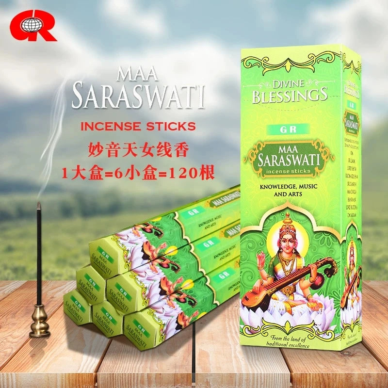 20 Sticks India Palo Santo Incense Sandalwood Household Bedroom Toilet Agarwood Tibetan Line Aromatherapy Incense Sticks