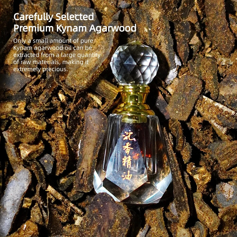 Natural Kyara Agarwood Essential Oil 1g Gift Box