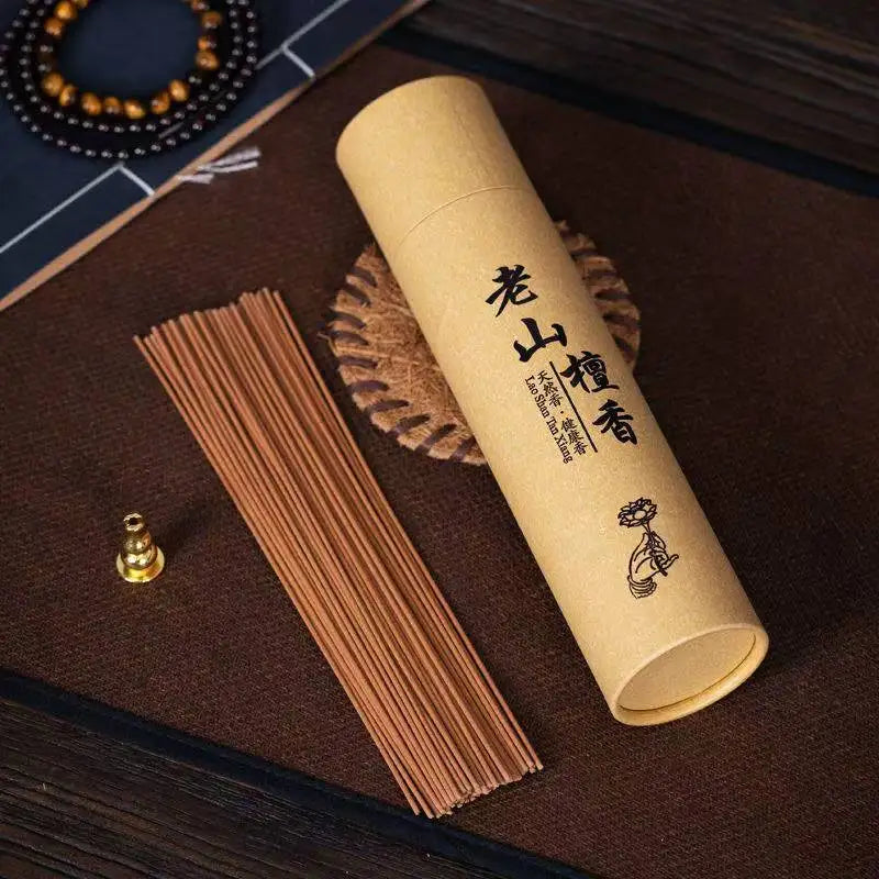 400Pcs Natural Wood Herbal Incense Sticks with Free Holder Multi Scent Sandalwood Agarwood Wormwood for Home Yoga Room Relaxatio