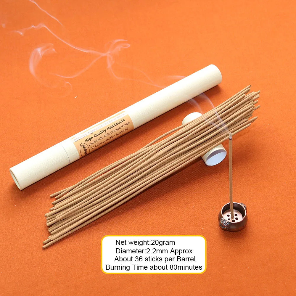 20g Chinese Kynam+HaiNan+HongKong Agarwood Incense Sticks Limited Stock Self-Handmade Nature Eco-Friendly Premium Quality