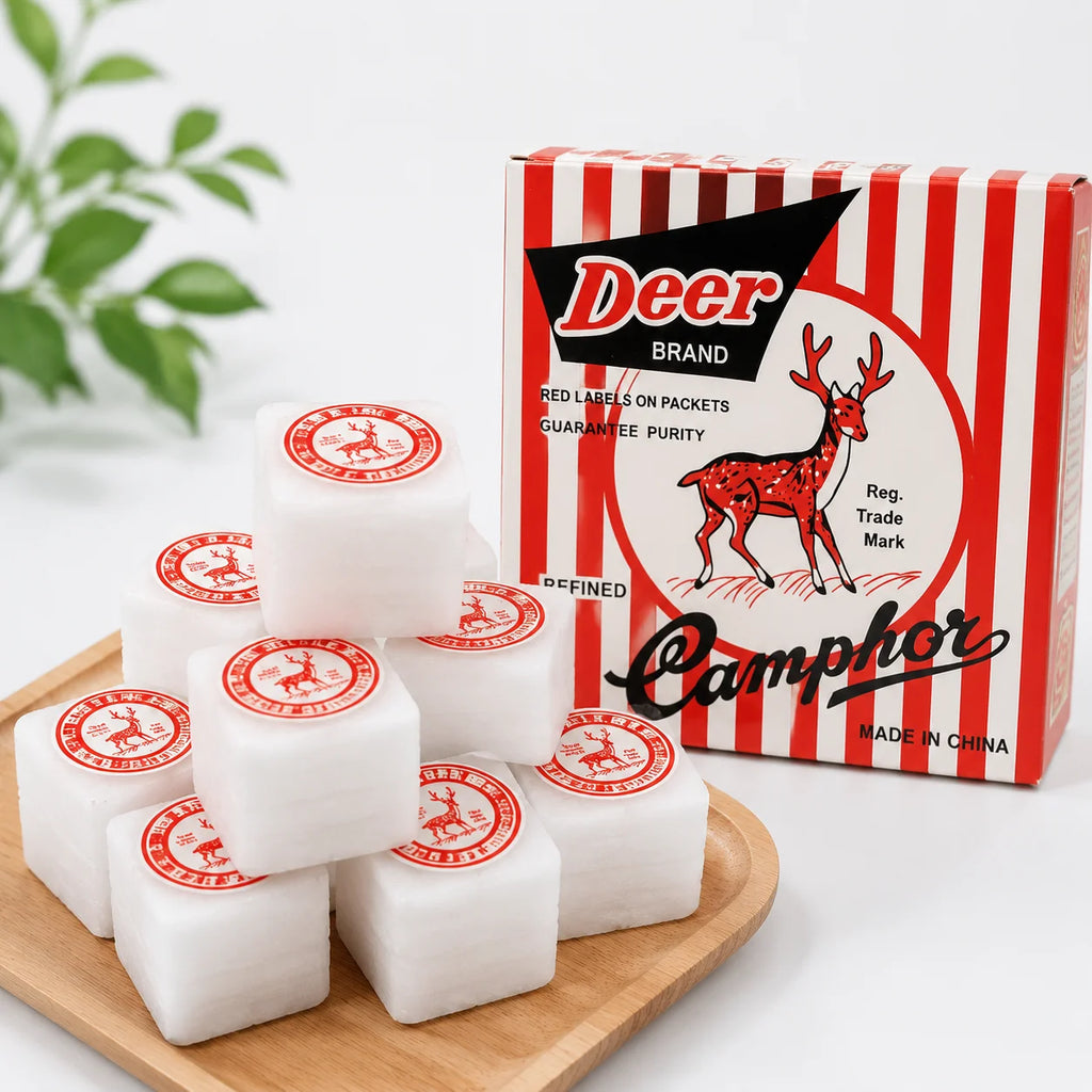 Natural Refined Camphor Blocks Tablets for Puja & Aromatherapy,Alcanfor en Bloques, Alcanfor en Bolitas, Kapoor for Pooja
