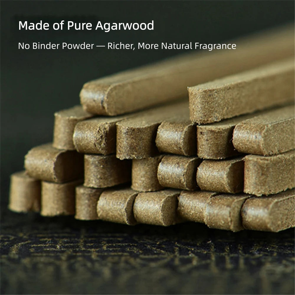 Black Kyara Agarwood Square Incense Sticks