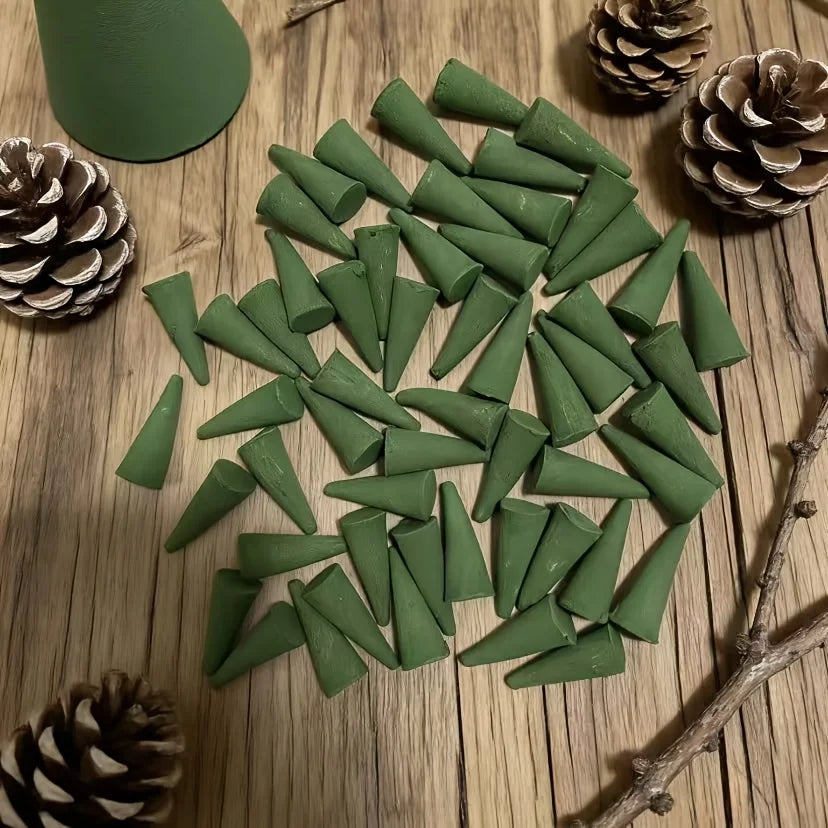 Large Package of Lemongrass-Scented Incense Cone Set, Natural Handmade Cone Incense, Long-Lasting Fragrance, Delicate Aroma, Backflow Incense for Home Use, Premium Gift Item, Suitable for Home, Kitchen, Living Room, Bedroom, Gym, Etc