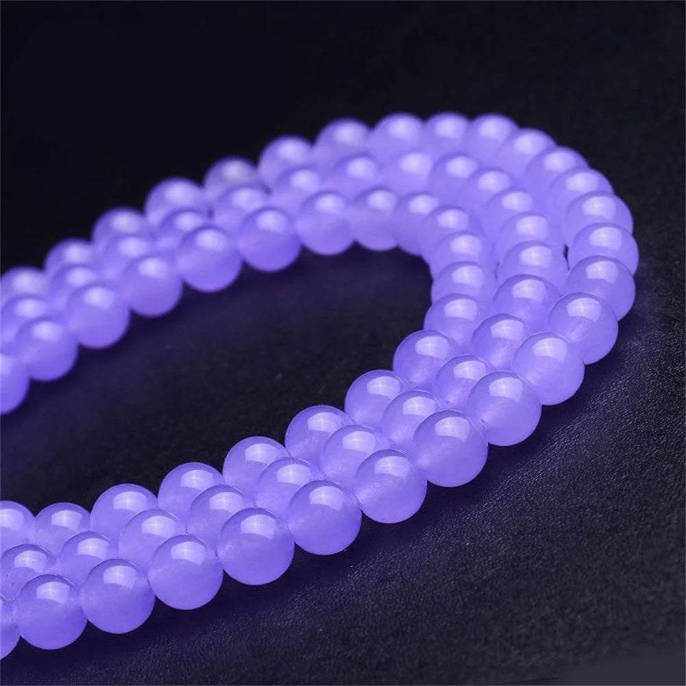 Free hot new Natural 8mm Purple Alexandrite Round Loose Bead 15'' A++ H012