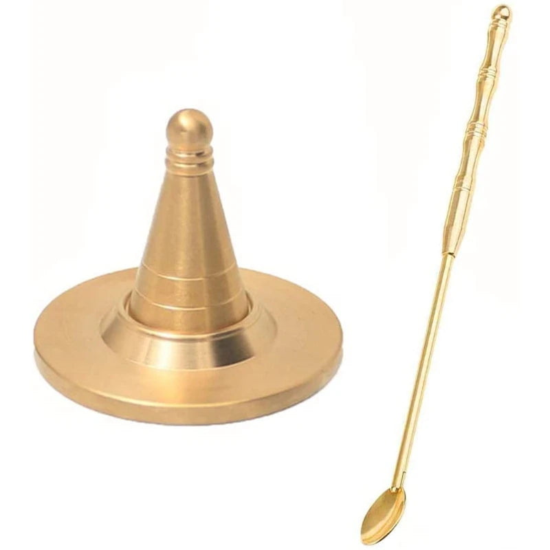 3Pcs Incense Cone Mould DIY Brass