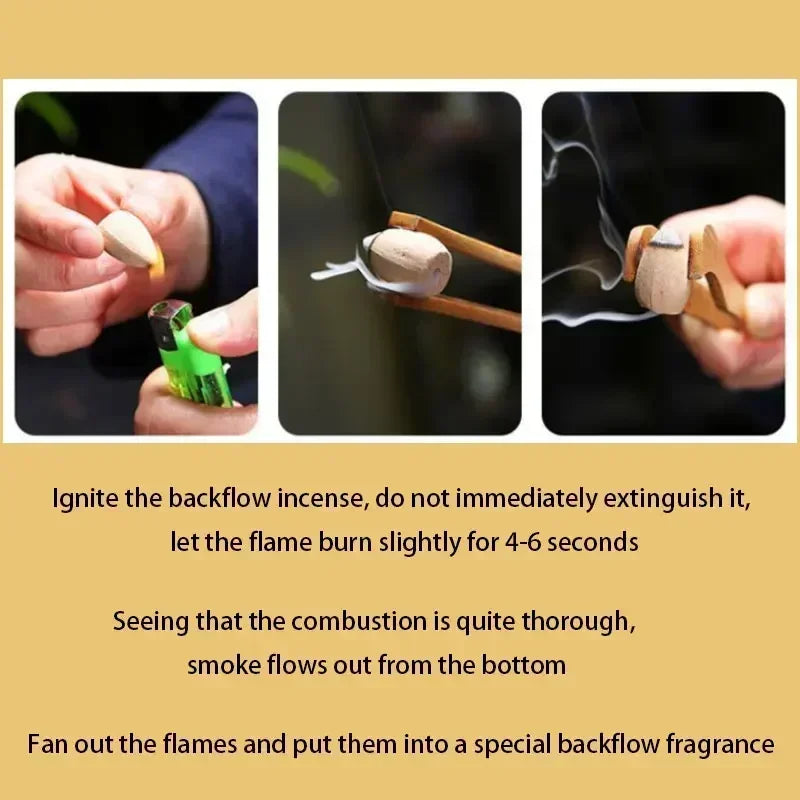 Backflow Incense Sandalwood Agarwood 100PCS