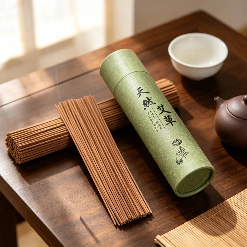400Pcs Natural Sandalwood Sticks Home Incense Sticks Blessing Ceremony Prayer Buddha Incense Wormwood Sandalwood Agarwood