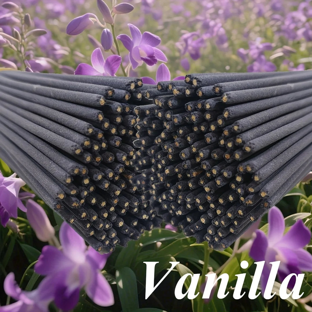 Vanilla Aromatherapy Stick, 22.0cm - Long-Lasting, Natural Wood Scent, Fragrance Suitable for Yoga, Meditation, Relaxation, and Sleep Aid - Perfect for Home Decor, Hotels, and Spas