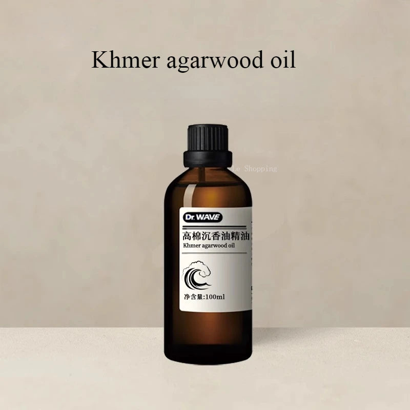 100ml Khmer Agarwood Oil Worship Buddha Temple Indoor Incense of Essential Oils Purify The Air Remove Odors and Calm The Mind