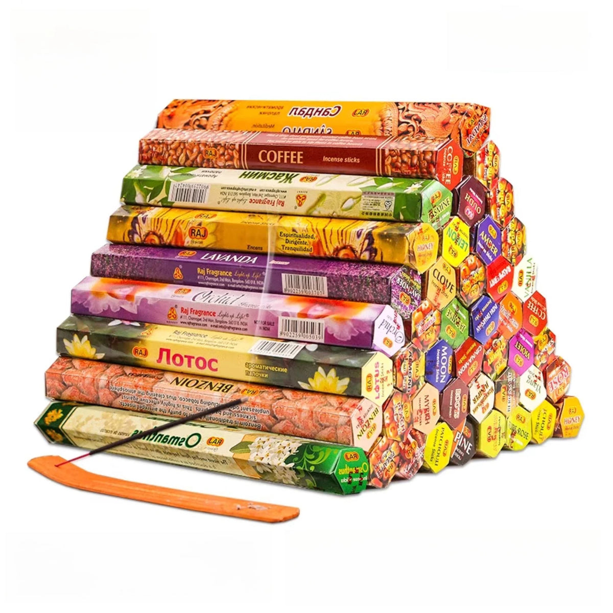 20 Sticks Indian Incense White Sage Meditation Lavender Yoga Sea Breeze Love Incense Purifying Air Deodorization Aromatherapy
