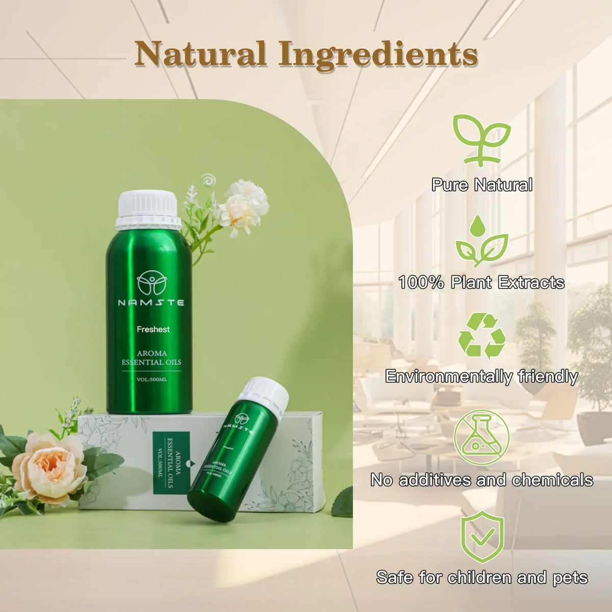 NAMSTE 100ML Essential Oil Aromatherapy Diffuser