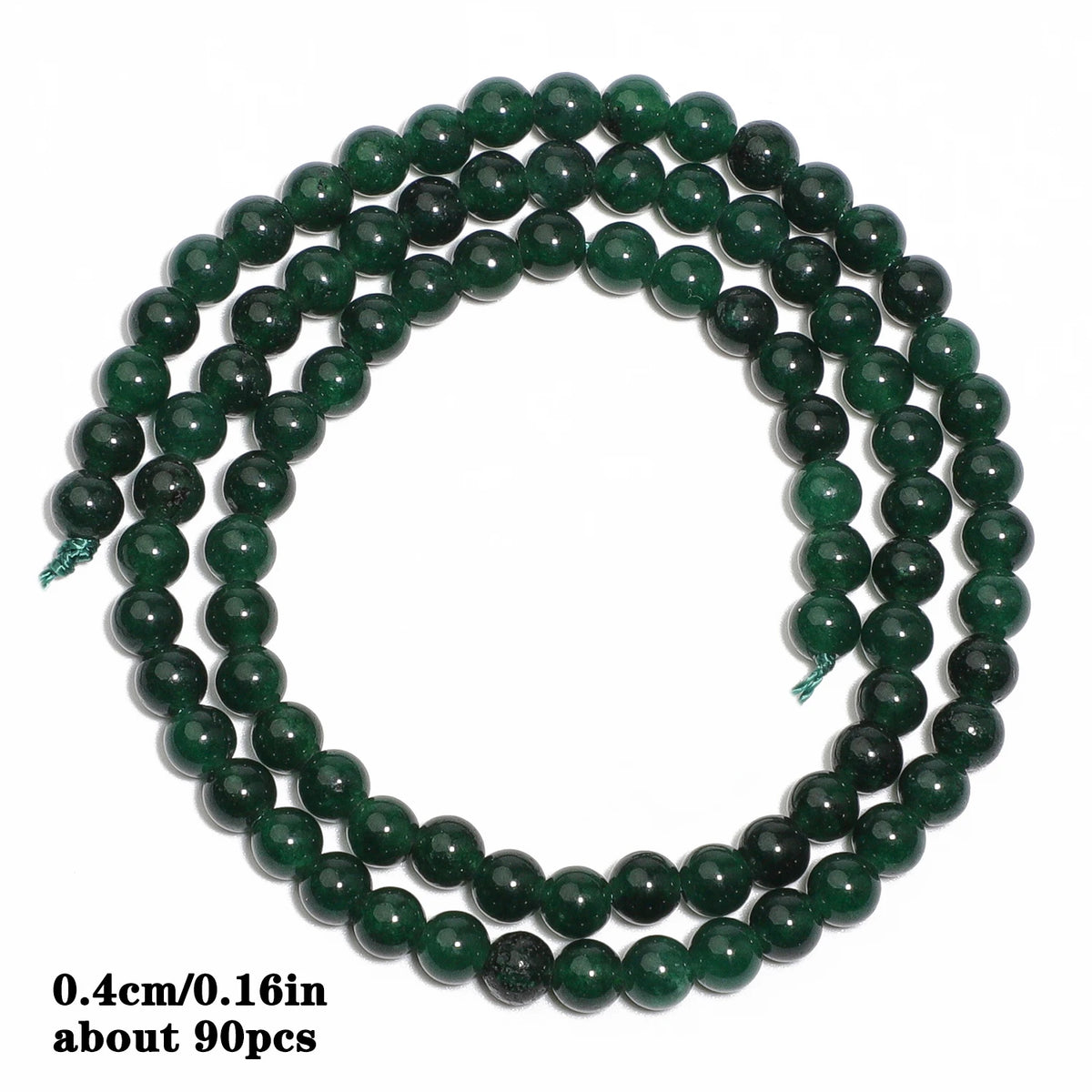 Green Chalcedony Beads for DIY Jewelry Making