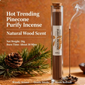 Hot Trending XMSJ Pinecone Purify Incense,50g,Natural Wood Scent,Burn About 30 Mins for Home Yoga Meditation Room Refresh.