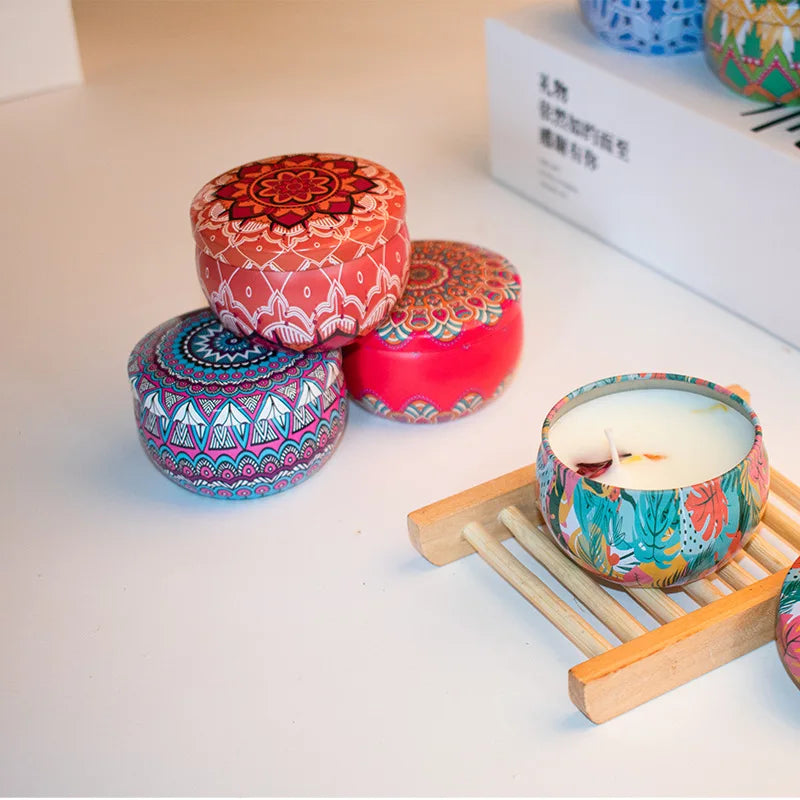 Yunnan fresh flower scented candle, burns to remove peculiar smell for bedroom, kitchen and living room Yunnan fresh flower soap