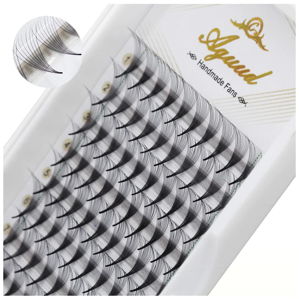 Sharp Slim Narrow Base Premade Volume Fans Lashes