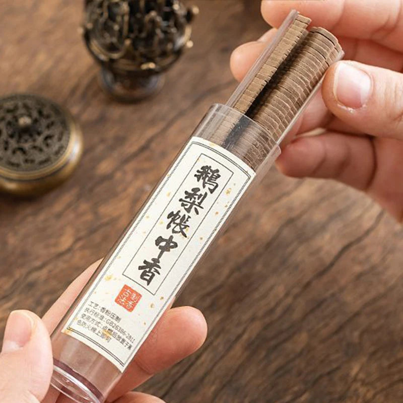 42Pcs/set Small Xiangyun Stickless Powder Disk Fragrance Chinese Fragrance Indoor Persistent Fragrance Sandalwood Agarwood
