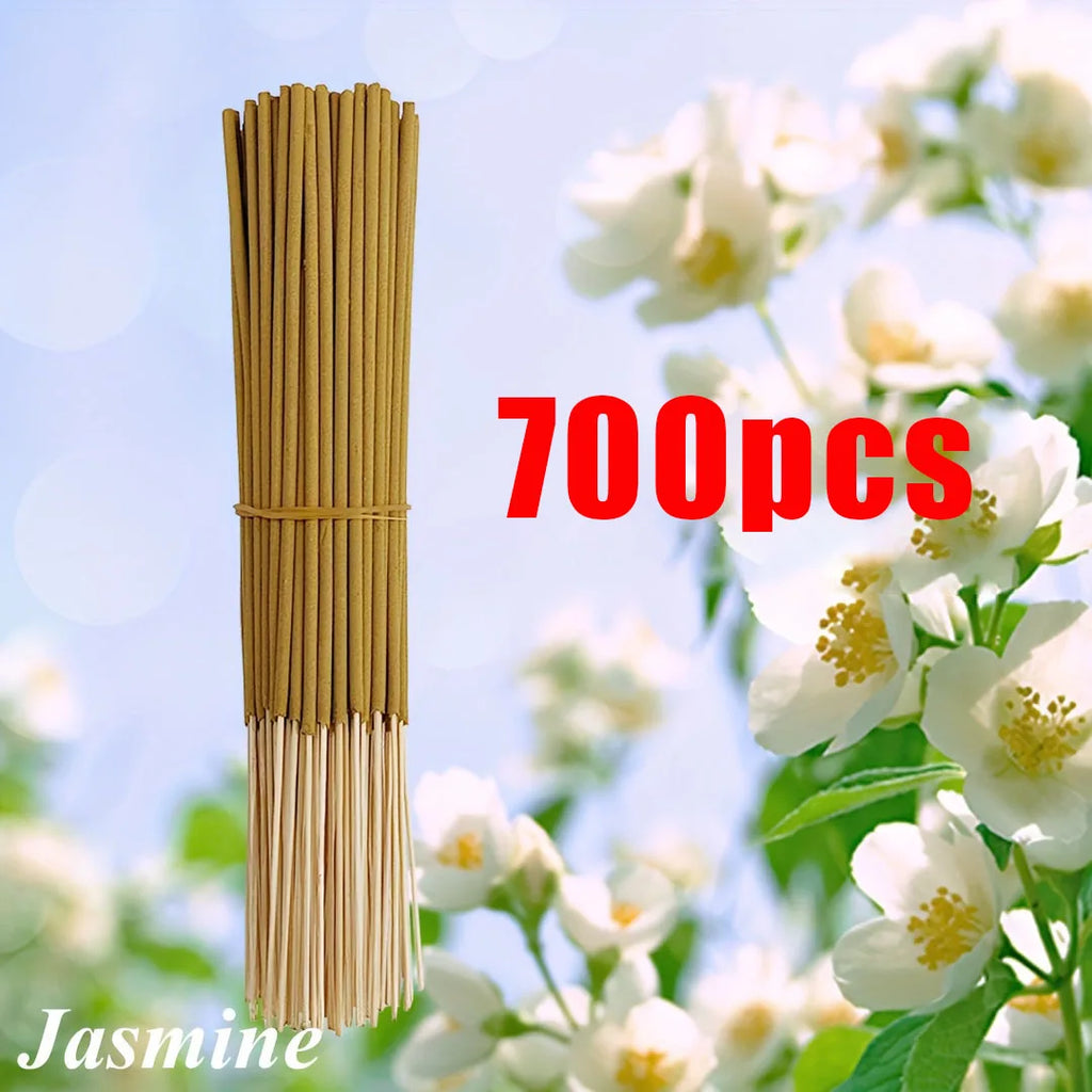 20/50/100 Pieces, Yellow Jasmine Incense Sticks, Length 8.66inch , Suitable for Yoga, Meditation, Home, Living Room, Study, Popular Portable Incense.