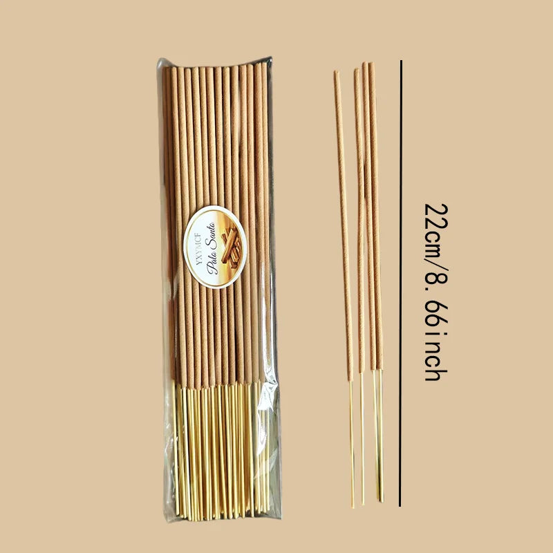 30/90pcs Natural Palo Santo Incense Sticks Premium Peruvian Sacred Wood Fragrance Suitable for Yoga Meditation Purifying Ideal
