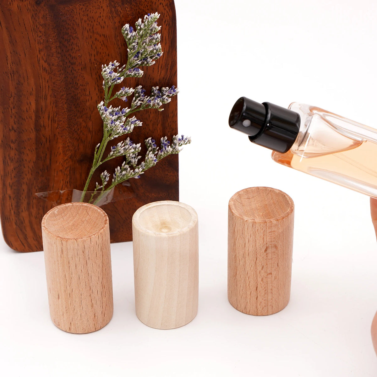 1-4Pcs Natural Wooden Essential Oil Diffuser Refreshing Sleep Long-lasting Expanded Fragrant Wood Slowly Volatile Wood Ornaments
