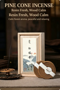 Natural "pine tower incense" agarwood pan incense indoor authentic ancient pine cone Chinese aromatherapy