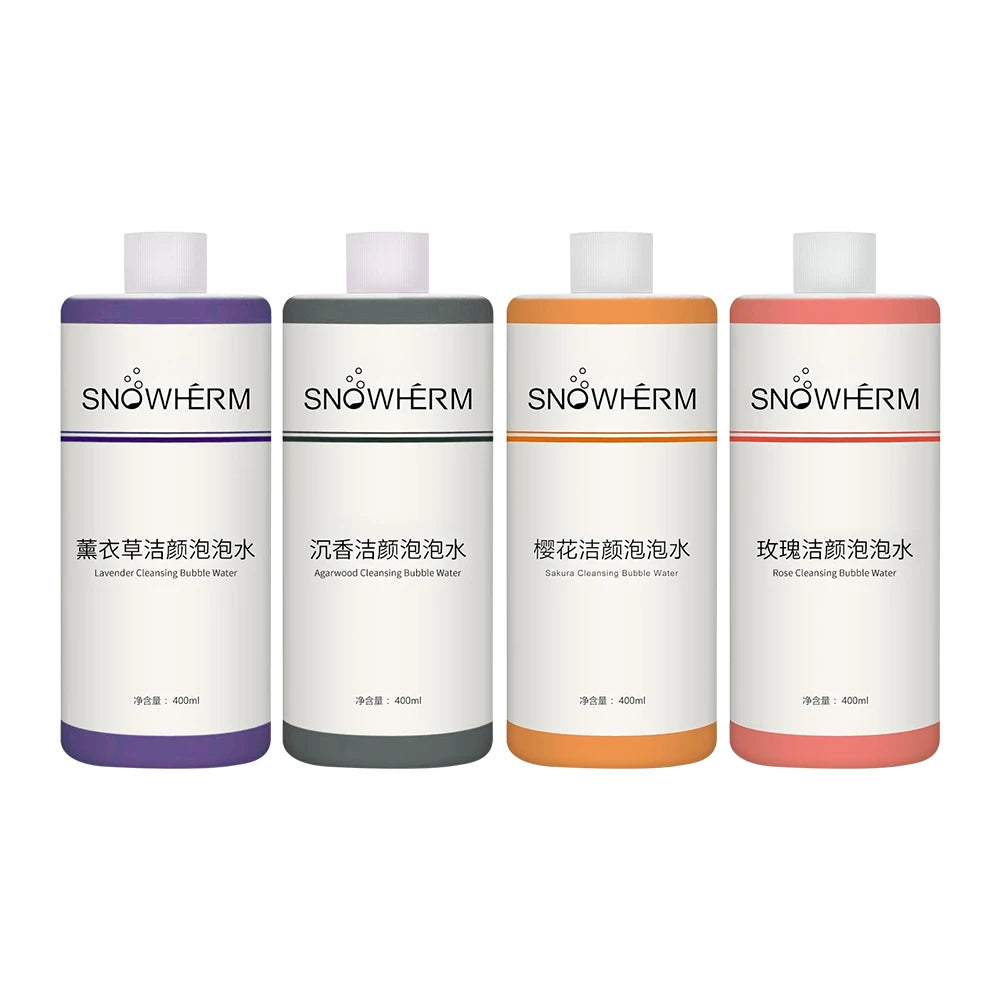 Sakura Lavender Rose Agilawood Bubble Solution for Hydrogen-Oxygen Facial Bubble Machine Deep Cleaning Moisturizing Oil Control