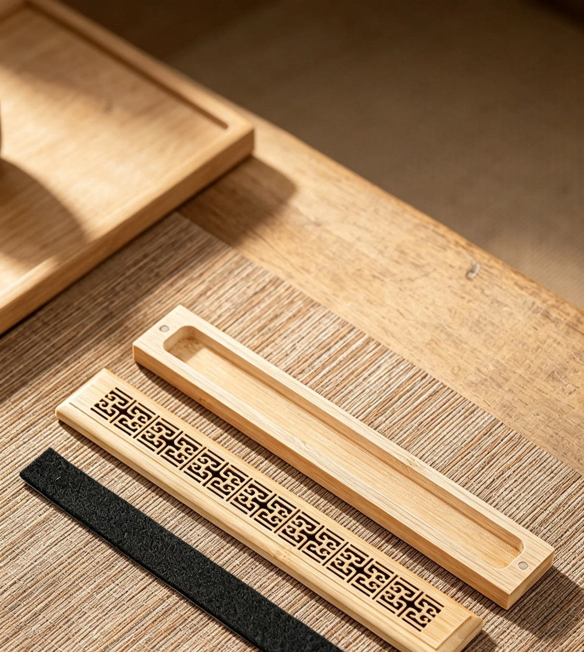 1pc Bamboo Fragrance Box - Home Use Indoor Office Diffuser Decoration Piece