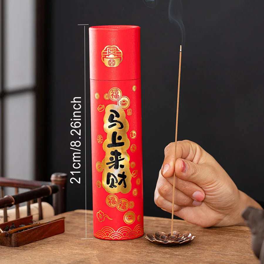 400Pcs Natural Laoshan Sandalwood Incense Sticks, Made from High-Quality Sandalwood, with a Long-Lasting Fragrance, Long Burning Time, and a Natural Rich Aroma, Which Has the Effect of Freshening the Air, Eliminating Odors, Calming the Mind, and Providing