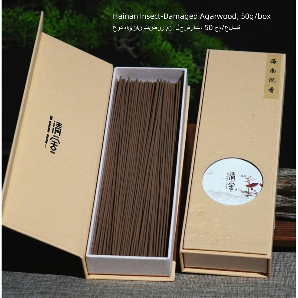 50g/100g Agarwood Incense Sticks Natural Fragrance