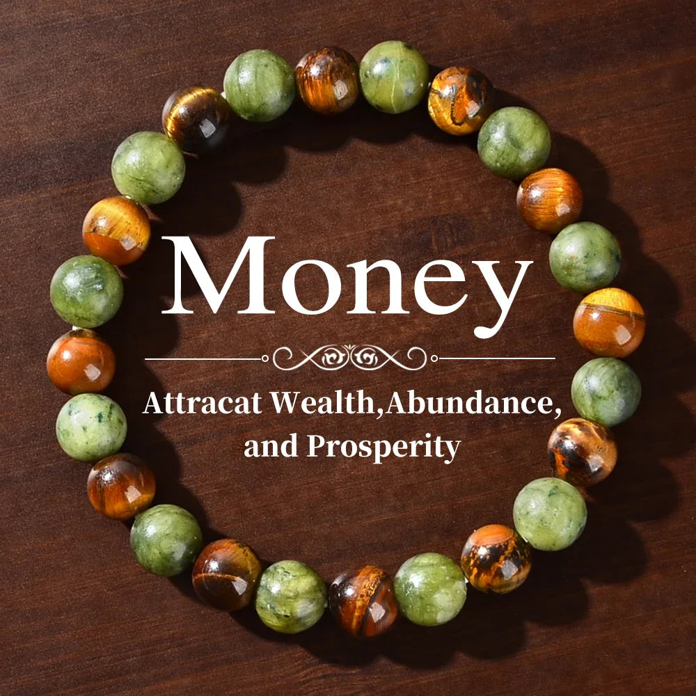 Stone Beaded Bracelet for Women Men Spiritual Jewelry