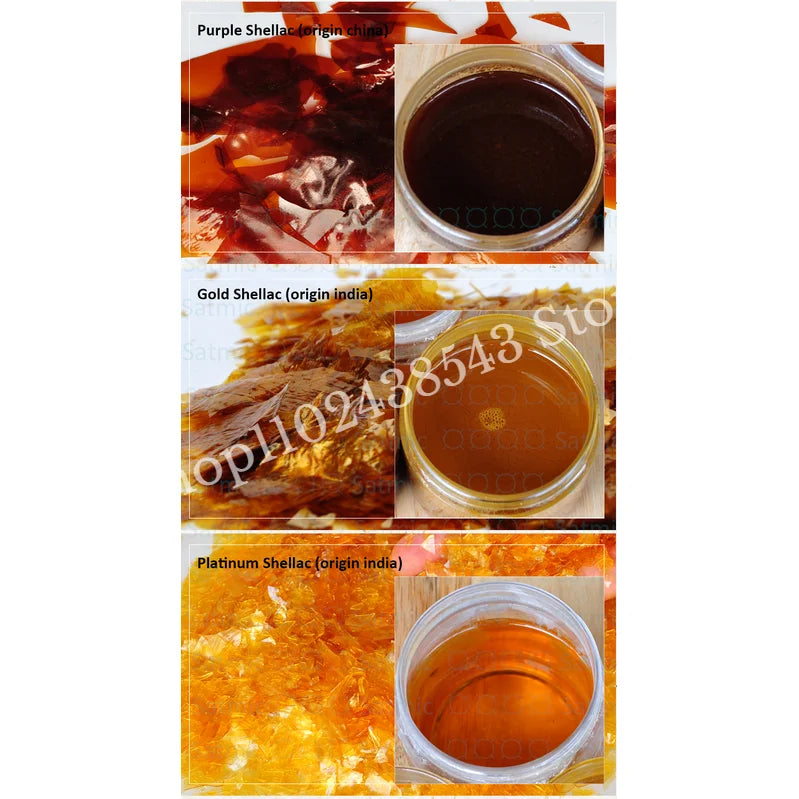 Natural Shellac Flakes For Wooden Repair Polish Furniture Polishing Origin Indian Shellac Varnish Golden Shellac