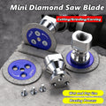 50mm Diamond Mini Saw Blade with Thread Stone Cutting Disc Granite Sandstone Concrete Lettering Carving Grinding Tool