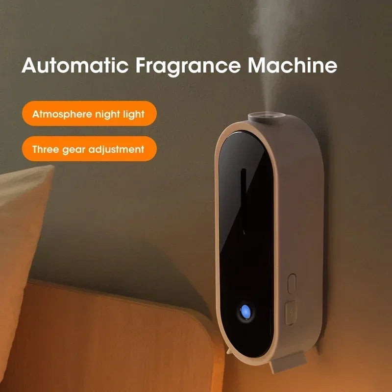 Wall Mounted Aroma Diffuser Smart Air Purifier 50ml Essential Oil Fragrance Diffuser Ultrasonic Aromatherapy Diffuser Machine