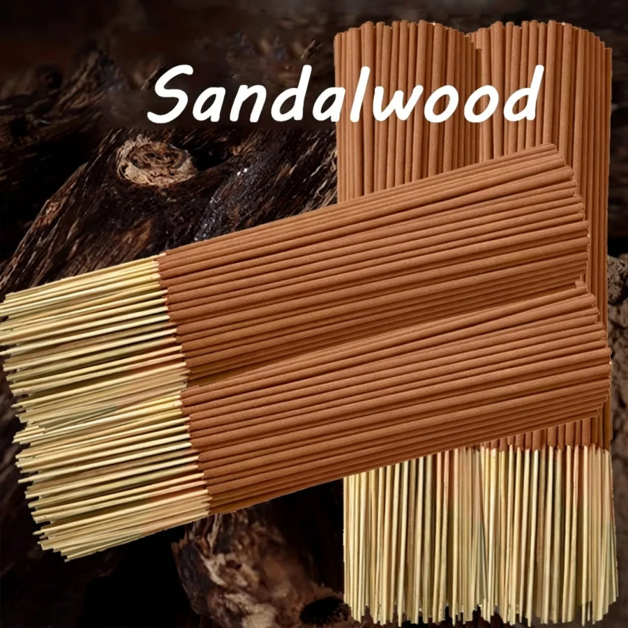 22cm/8.66inch Natural Sandalwood Stick, High-Quality Sandalwood Powder, Suitable for yoga, meditation, Home and Living Room