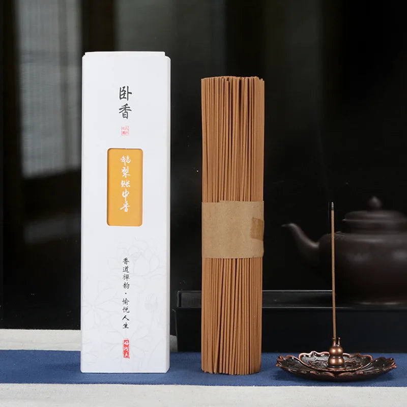 200G Old Mountain Indian Sandalwood Agarwood Incense Stick Temple Worship Study Meditation Household Removes Odors Joss Stick