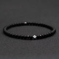 2026 Men Bracelet Small Stone 4mm Braclet Natural Hematite Cross Braslet Rice Bead Brazalete Homme Boyfriend Gift Pulsera Hombre