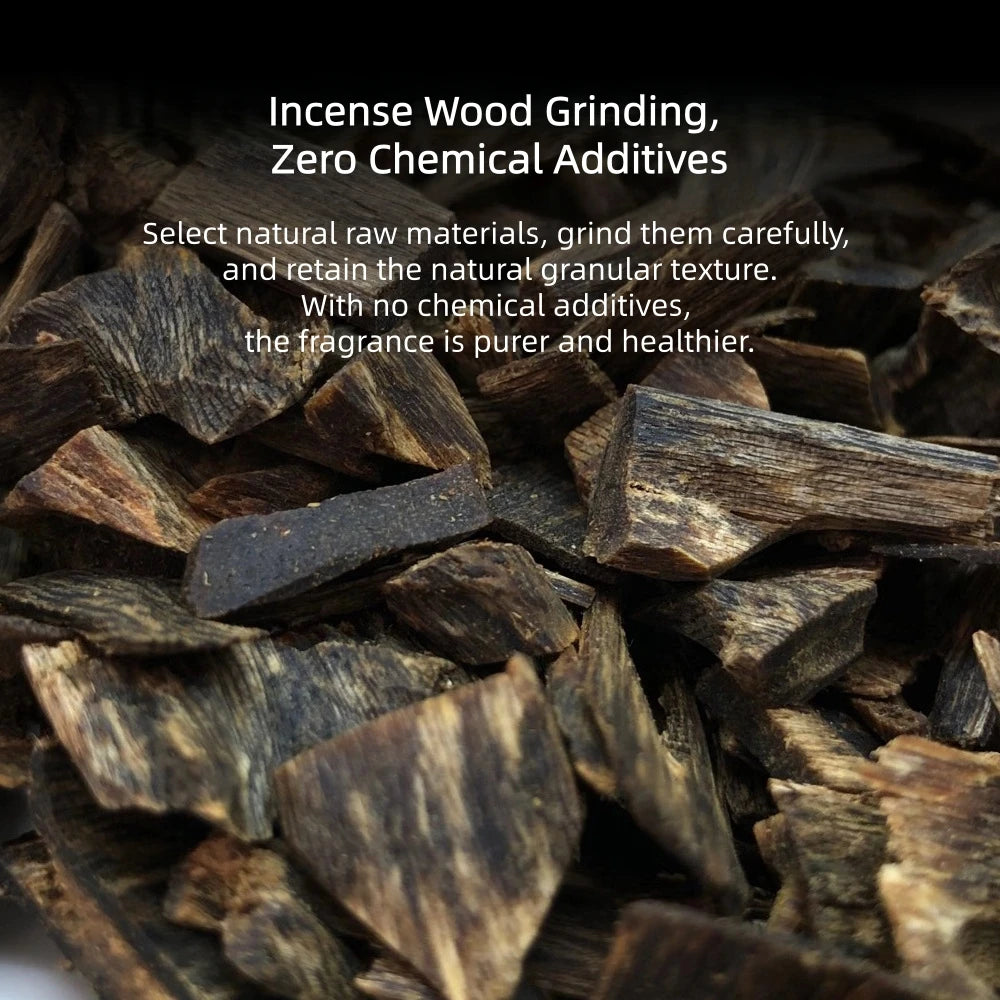 100g Natural Kyara Insect-Damaged Agarwood Incense Sticks