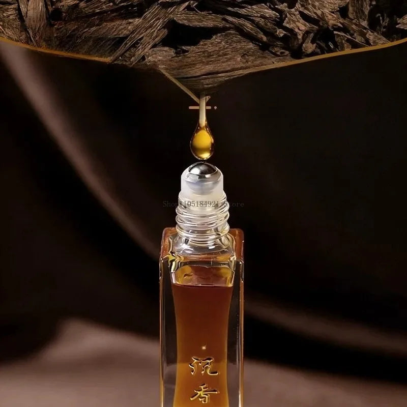 5ml Natural Laoshan Sandalwood/Nha Trang Agarwood Essential Oil Gift Box Set Home Aromatherapy Soothing Help Sleep Meditation