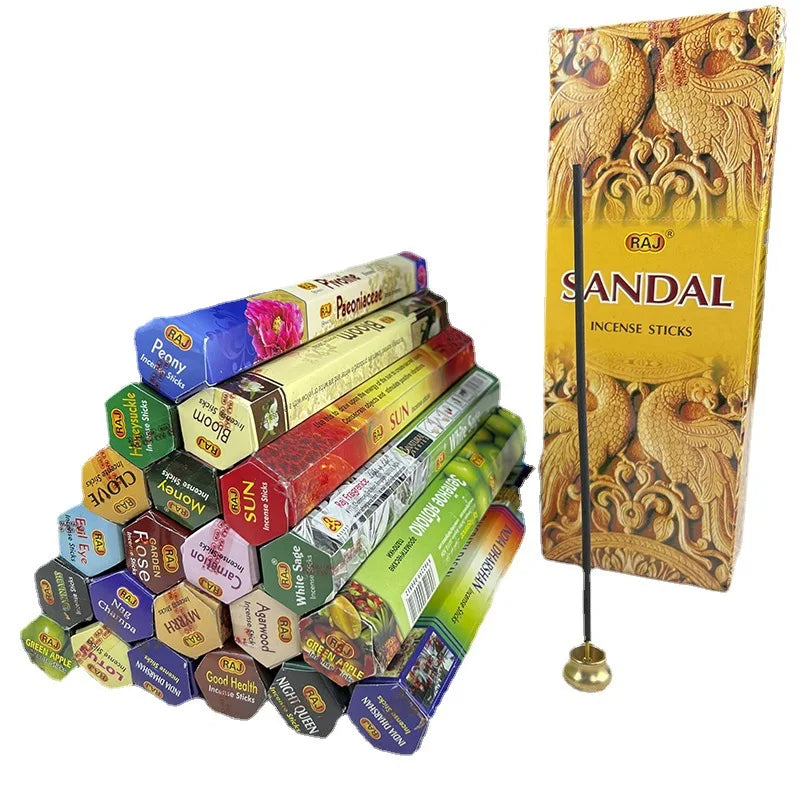Indian 20 Sticks Incense Lavender Meditation Palo Santo Jasmine Aromatherapy Household Bedroom Toilet Bathroom Tibetan Sage