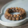 White Kyara Agarwood Bracelet 10mm Buddhist Rosary