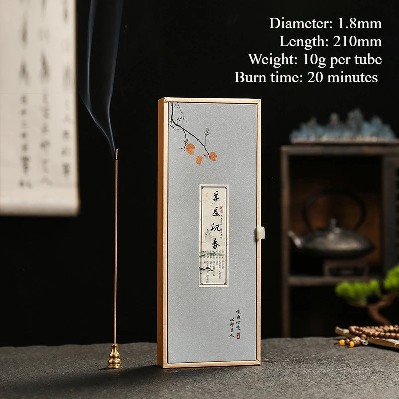 Natural Incense Sticks Sandalwood Agarwood Osmanthus High-end Gift Box Set Household Temple Worship Promotes Sleep Joss Stick