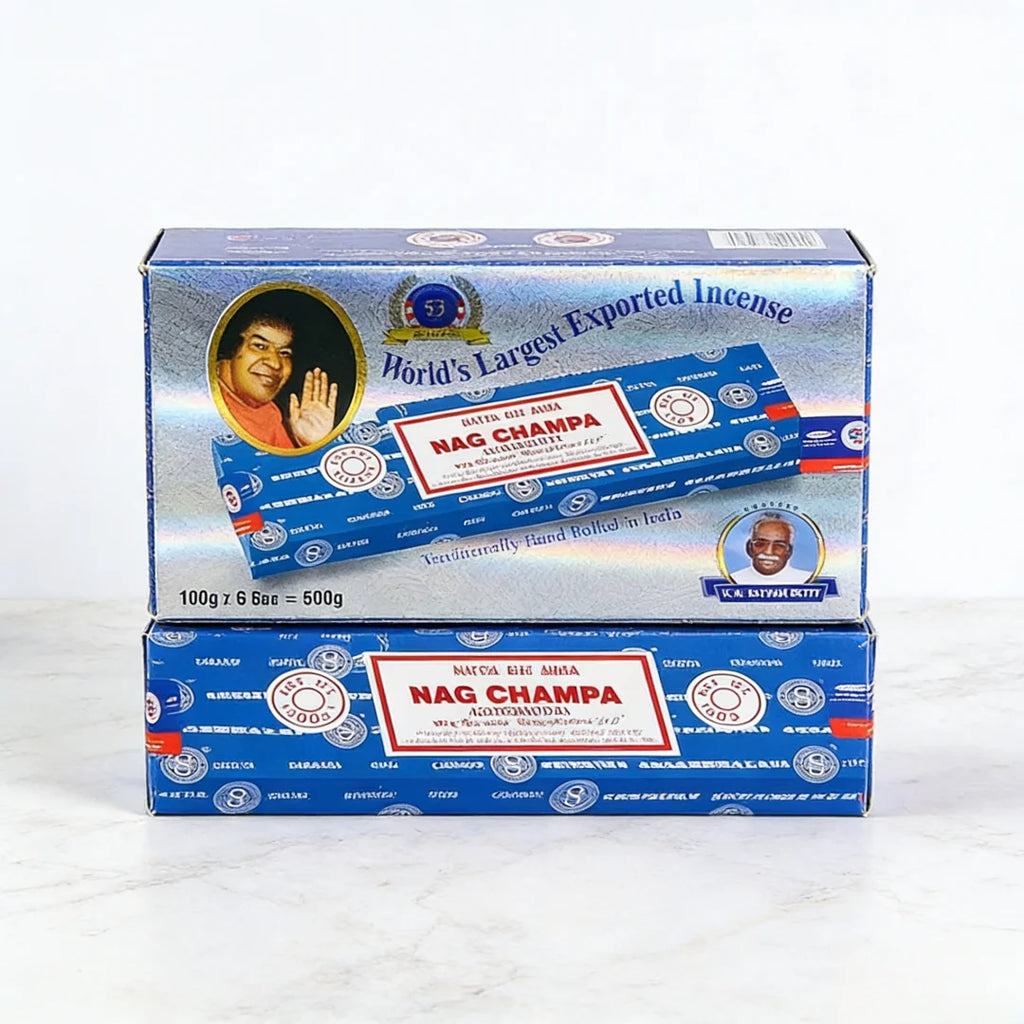 Incense Satya Palo Santo-complete box (12 packs x 15g) Original package Home Fragrance NAGCHAMPA California white sag Incense
