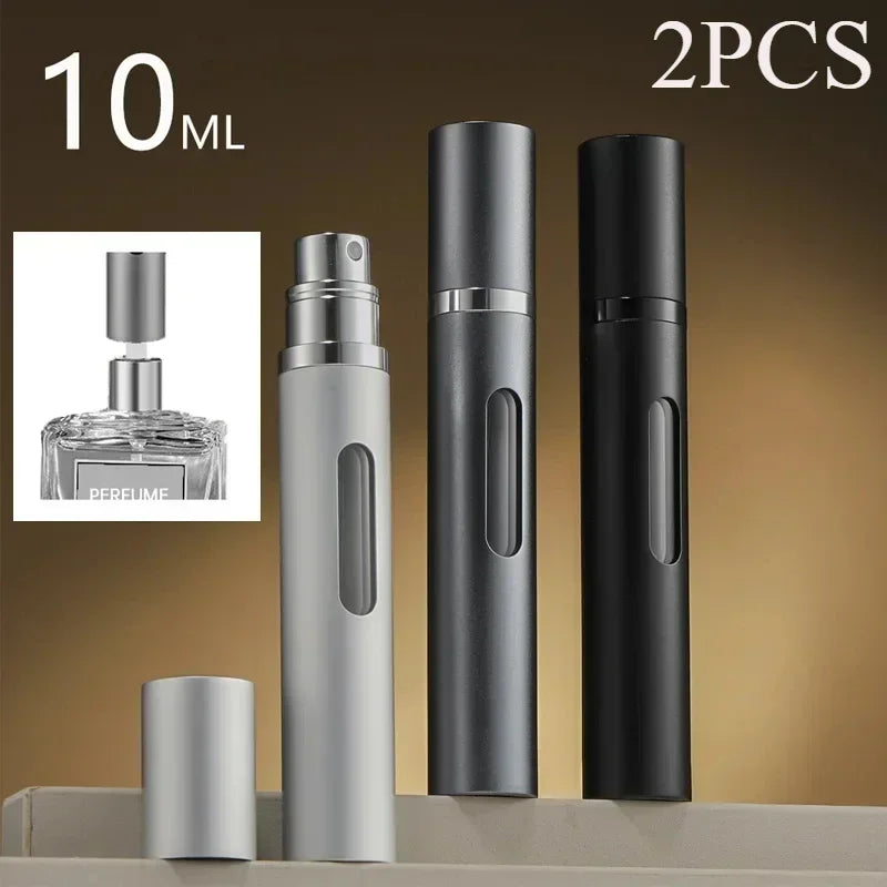 2PCS 5/10ml Bottom-Filling Pump Perfume Refillable Spray Bottle Mini Portable Empty Cosmetic Containers Atomizer Bottle Travel - AliExpress