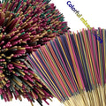 Multi-color and multi-scented incense sticks - Sage~Lavender~Rose~Lemongrass~Rose~Strawberry~Banana and Jasmine various scents | Long-lasting home air purifying fragrance | Christmas gift