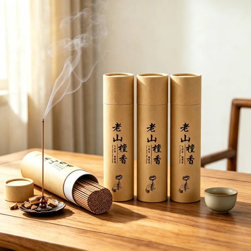 High-quality sandalwood - long-lasting fresh sandalwood scent, suitable for home yoga and meditation, holiday decorations (Halloween, Thanksgiving) - air purifying and relaxing aroma